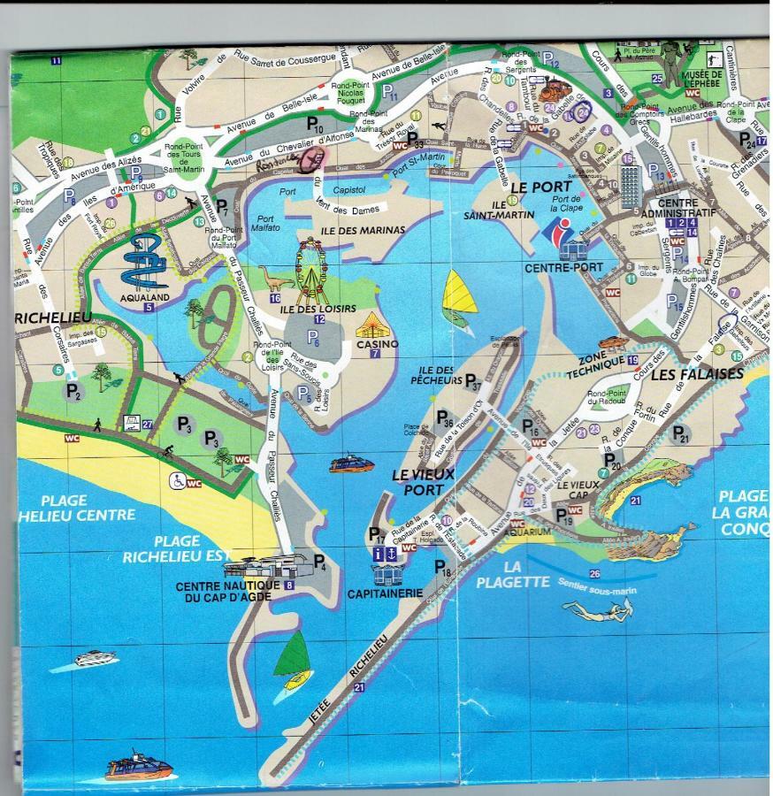 Appartement Cap D'Agde 2 Pieces - 4 Personnes 외부 사진